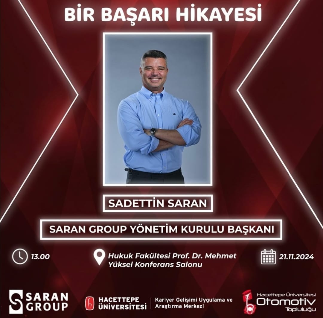 Sadettin SARAN Konferans Hacettepe Kariyer Merkezi